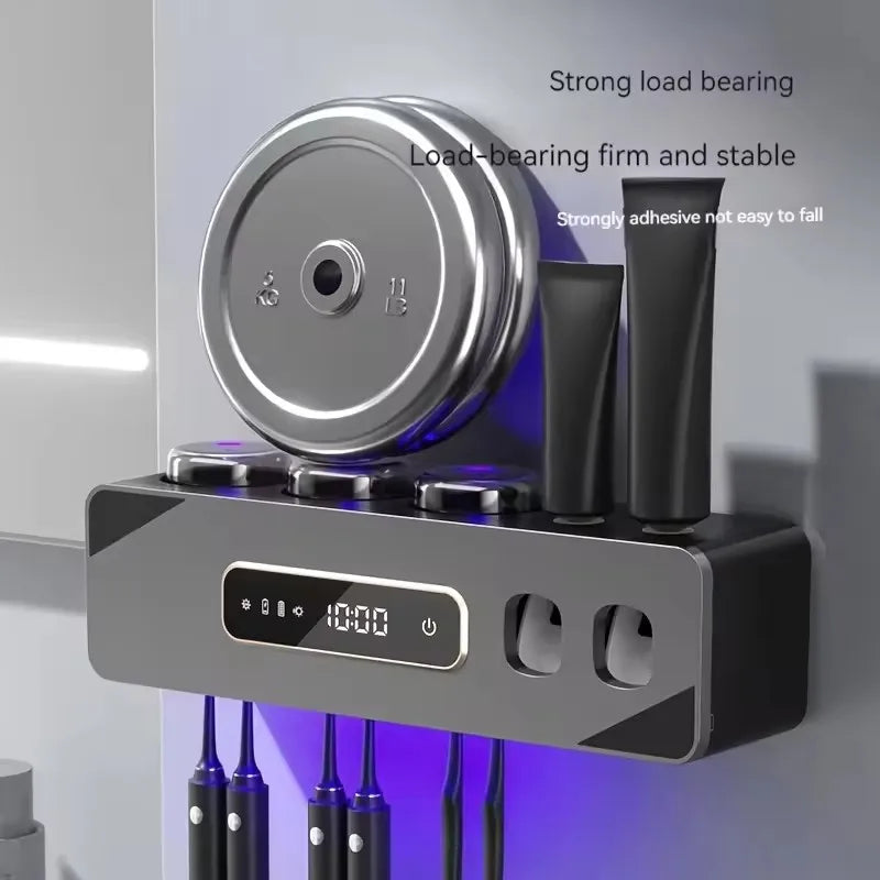 Smart Sanitizing Toothbrush Hub