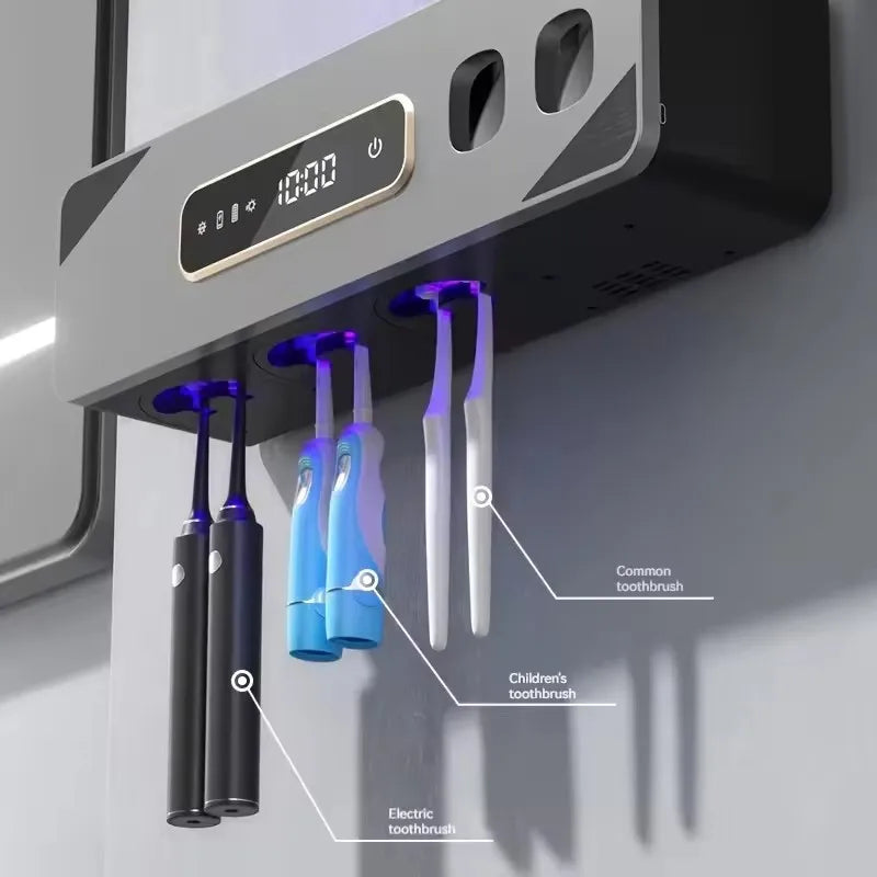 Smart Sanitizing Toothbrush Hub