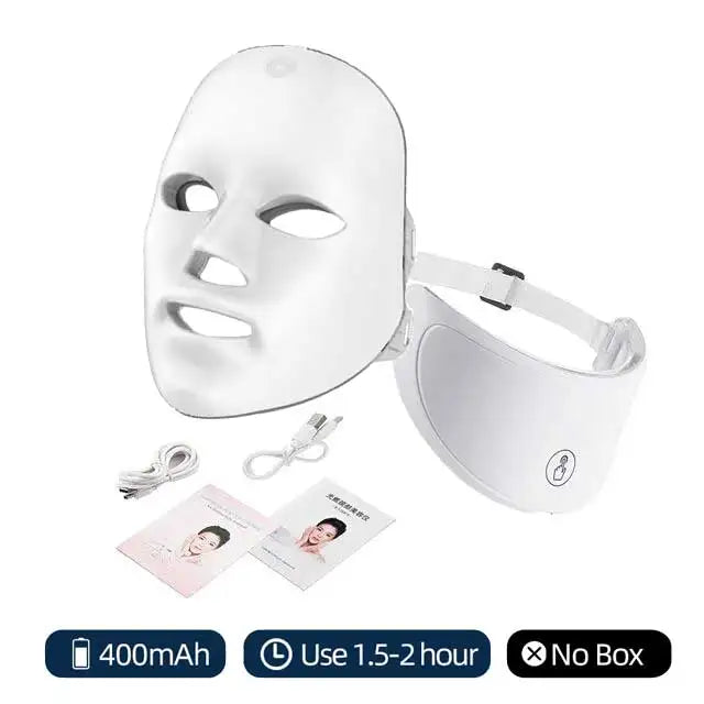 7-Color LED Facial & Neck Therapy Mask